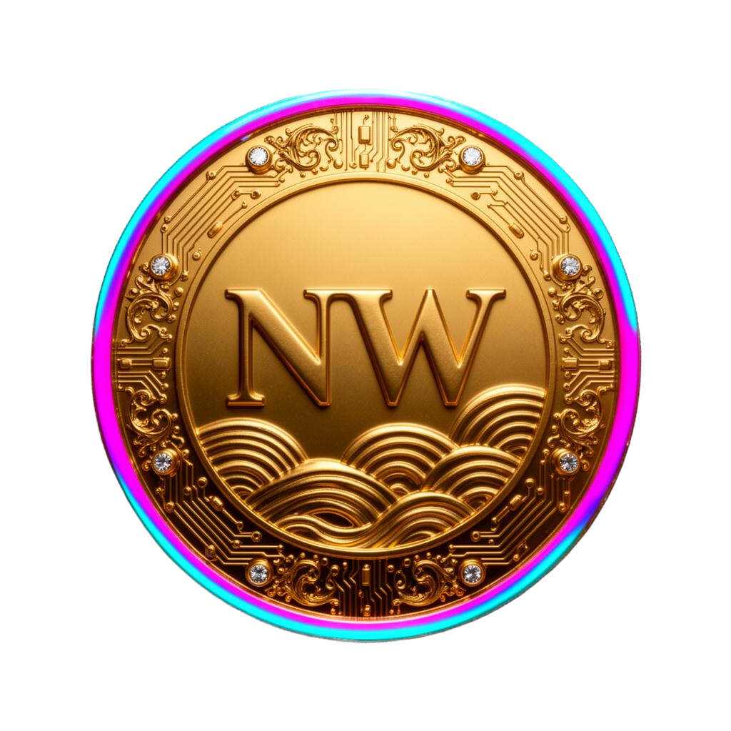 NW Coin front · gold medallion with NW logo